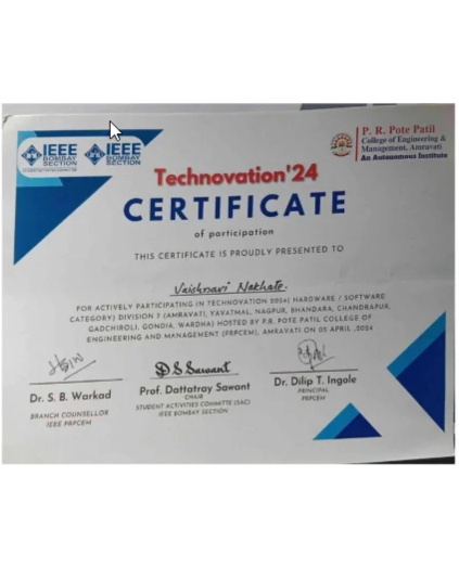 Achievements Certificate 3